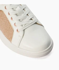 Clearance Elsay - Rose Gold Trainers