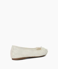 Sale Heartstring - Ivory Ballet Pumps