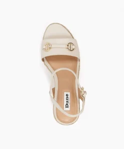 Hot Kai - Ecru Wedge Sandals