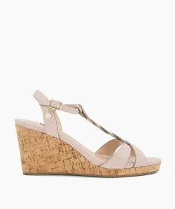 Sale Koala - Rose Gold Wedge Sandals