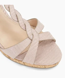 Sale Koala - Rose Gold Wedge Sandals