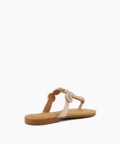 Discount Louise - Ecru Flat Sandals
