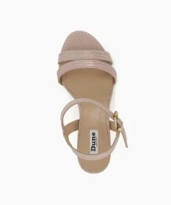 Best Merisa - Rose Gold Block Heeled Sandals