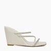 Hot Moonbeam - Ivory Block Heeled Sandals