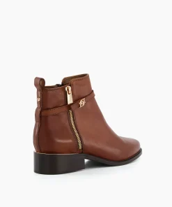 Outlet Pap - Tan Ankle Boots